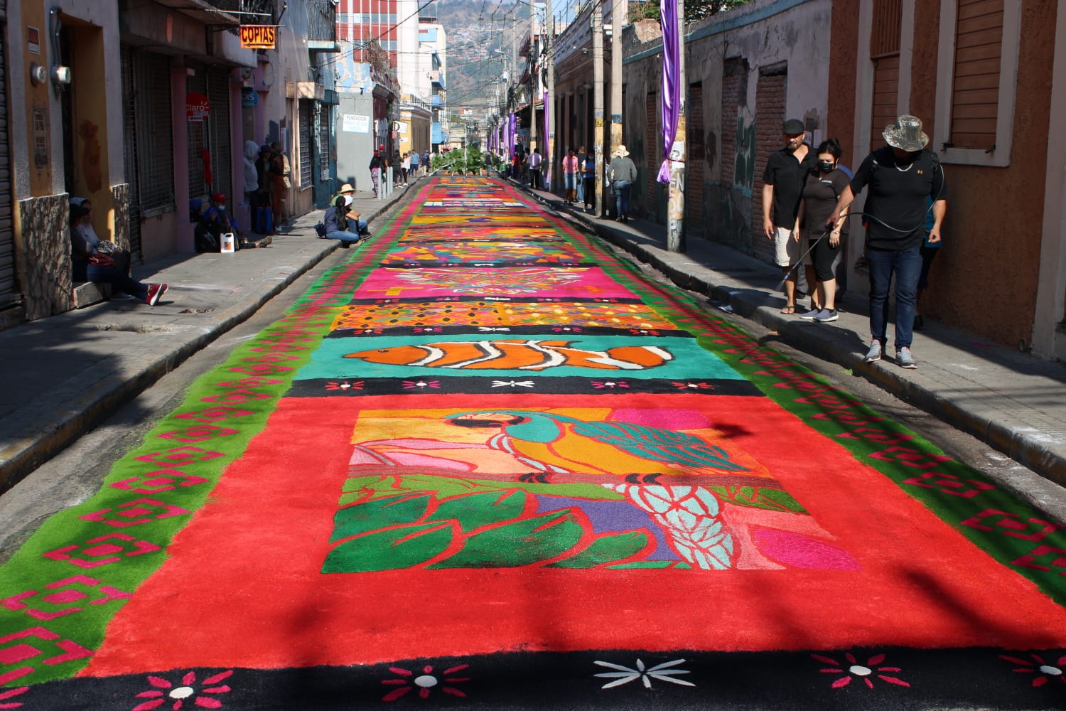 Alfombras de Aserrín